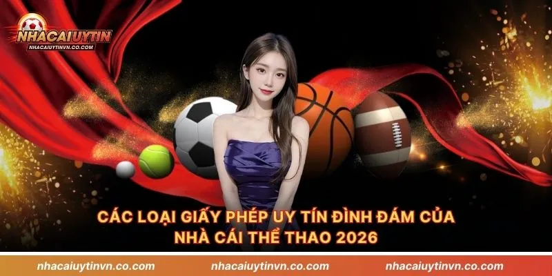 Các loại giấy phép uy tín đình đám của nhà cái thể thao 2026